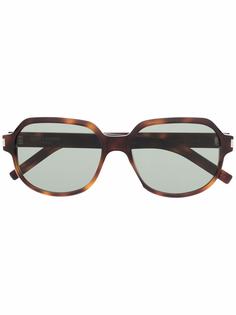 Saint Laurent Eyewear солнцезащитные очки черепаховой расцветки