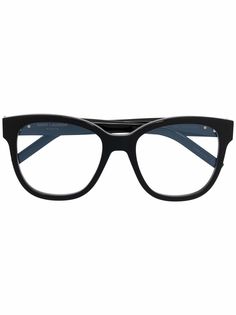 Saint Laurent Eyewear очки в массивной оправе