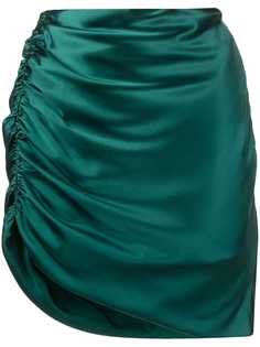 Michelle Mason шелковая юбка асимметричного кроя со сборками