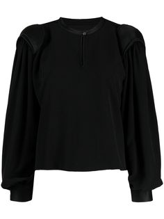 MM6 Maison Margiela приталенная блузка с длинными рукавами