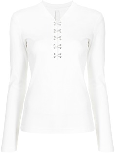 Dion Lee топ с длинными рукавами