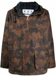 Barbour куртка с камуфляжным принтом