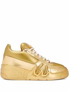 Giuseppe Zanotti кроссовки Talon с эффектом металлик