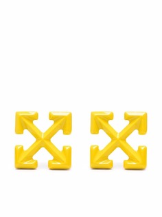 Off-White серьги с логотипом Arrows