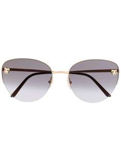 Cartier Eyewear солнцезащитные очки в круглой оправе