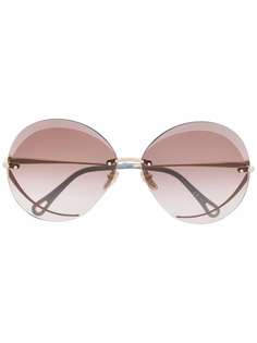 Chloé Eyewear солнцезащитные очки Tayla в круглой оправе