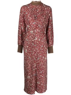 Veronica Beard платье миди Reema с цветочным принтом