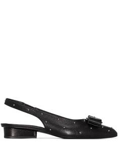 Salvatore Ferragamo туфли Viva Bow 20 с заклепками