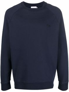 Maison Kitsuné толстовка с вышитым логотипом
