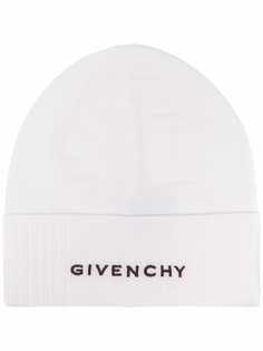 Givenchy шерстяная шапка бини с логотипом