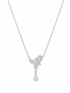 De Beers Jewellers колье Adonis Rose из белого золота с бриллиантами