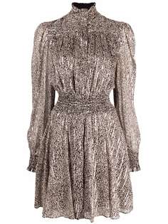 Pinko платье мини с леопардовым принтом