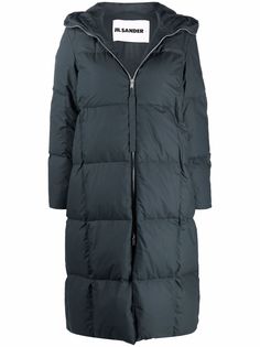 Jil Sander пуховик с капюшоном
