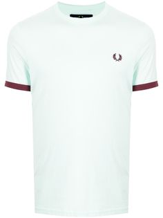 FRED PERRY футболка с контрастной отделкой