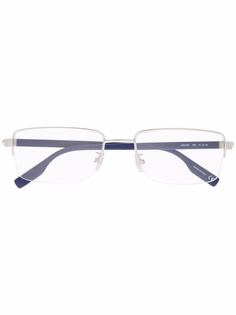 Montblanc очки в матовой прямоугольной оправе