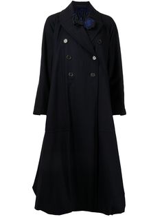 Comme Des Garçons Noir Kei Ninomiya двустороннее пальто с оборками