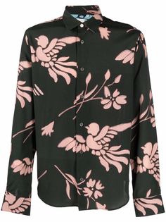 PAUL SMITH рубашка с графичным принтом