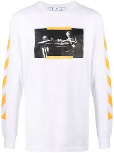 Off-White CARAV PAINTING L/S TEE WHITE MULTICOLOR