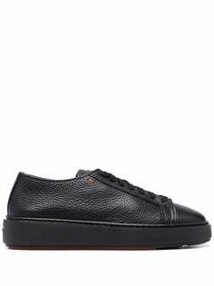 Santoni кеды на шнуровке