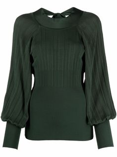 ZIMMERMANN трикотажный топ с открытой спиной