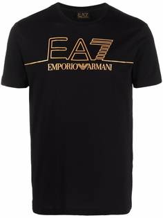 Ea7 Emporio Armani футболка с логотипом