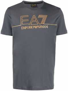 Ea7 Emporio Armani футболка с логотипом