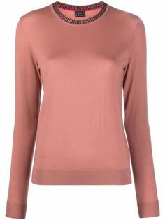 PS Paul Smith шерстяной топ с контрастной отделкой