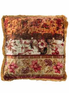Pierre-Louis Mascia бархатная подушка с цветочным принтом