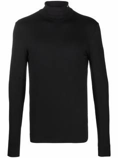 Raf Simons топ с длинными рукавами и высоким воротником