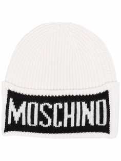 Moschino шапка бини с логотипом