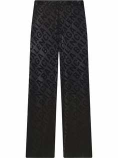 Balenciaga широкие брюки с логотипом