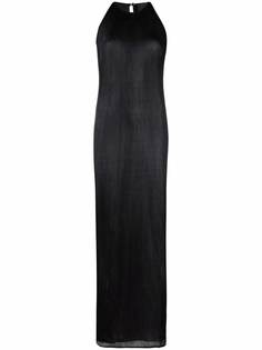 Givenchy полупрозрачное платье без рукавов