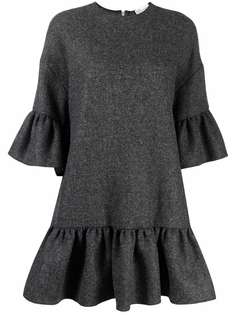 RED Valentino платье-трапеция с оборками