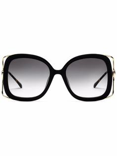 Gucci Eyewear солнцезащитные очки в квадратной оправе