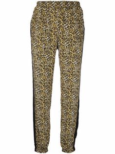 Gold Hawk брюки с леопардовым принтом