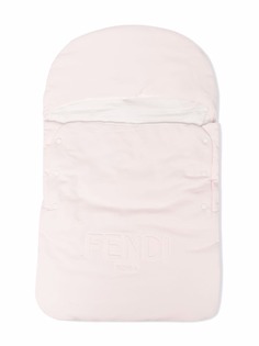 Fendi Kids конверт с тисненым логотипом