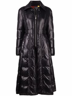 Moncler расклешенный пуховик