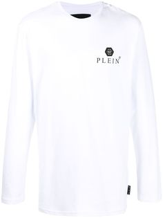 Philipp Plein футболка с нашивкой-логотипом
