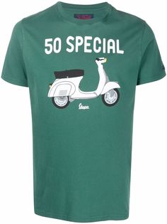 MC2 Saint Barth футболка с принтом Vespa