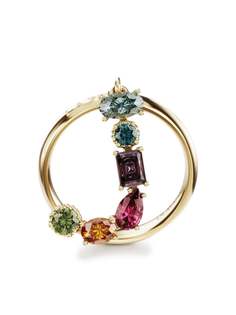 Dolce & Gabbana кольцо Rainbow Alphabet J из желтого золота
