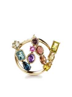 Dolce & Gabbana кольцо Rainbow Alphabet W из желтого золота