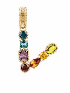 Dolce & Gabbana подвеска Rainbow Alphabet из желтого золота