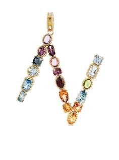 Dolce & Gabbana подвеска Rainbow Alphabet N из желтого золота