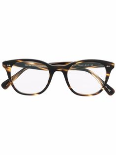 Oliver Peoples очки Cayson в оправе черепаховой расцветки