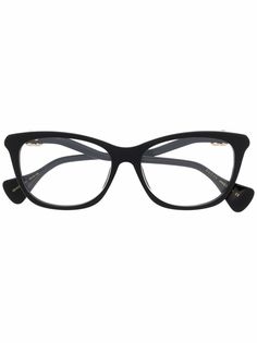 Gucci Eyewear очки в квадратной оправе с логотипом