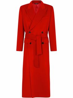 Dolce & Gabbana длинное двубортное пальто