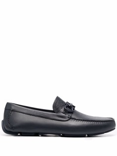 Salvatore Ferragamo лоферы с тисненым логотипом