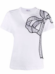RED Valentino футболка с принтом