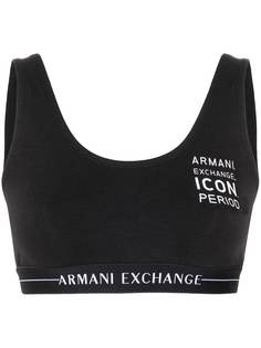 Armani Exchange топ с логотипом