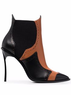 Casadei ботильоны с перфорацией
